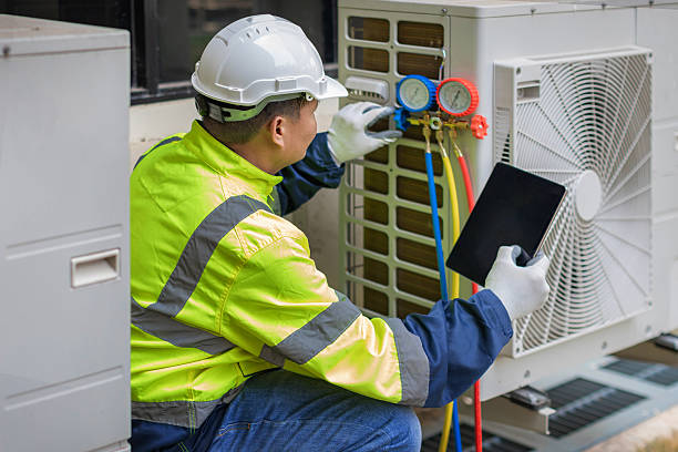 Professional Hvac technician working in Woodside, NY